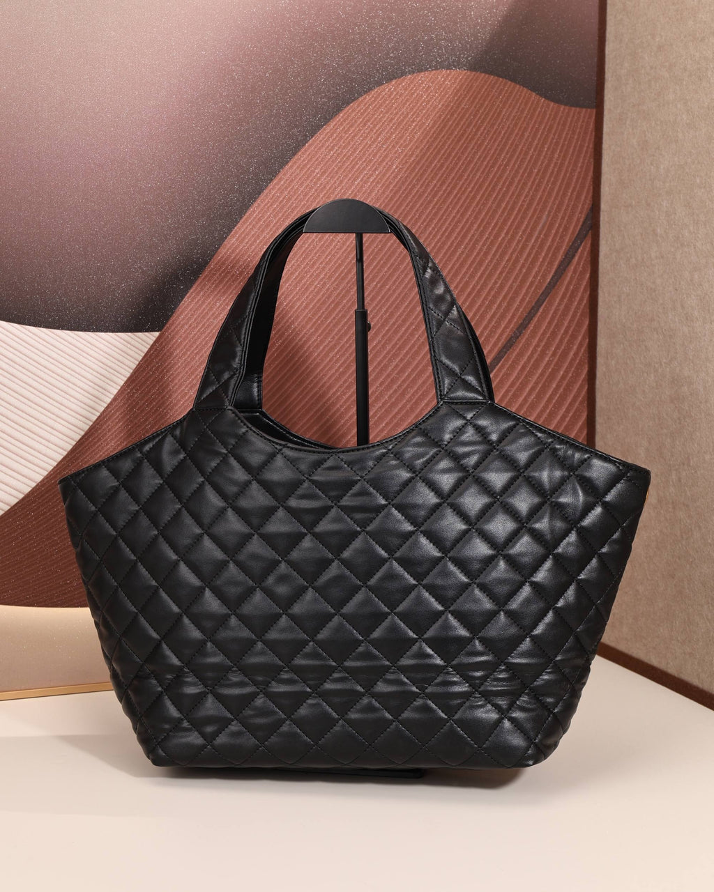 Quilted Lambskin Tote Bag