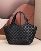 Quilted Lambskin Tote Bag