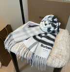 Luxury Scottish Cashmere Scarf — 100% Cashmere — 38 × 185 cm