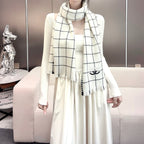 Luxury Scottish Cashmere Scarf — 100% Cashmere — 38 × 185 cm