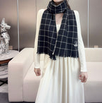 Luxury Scottish Cashmere Scarf — 100% Cashmere — 38 × 185 cm