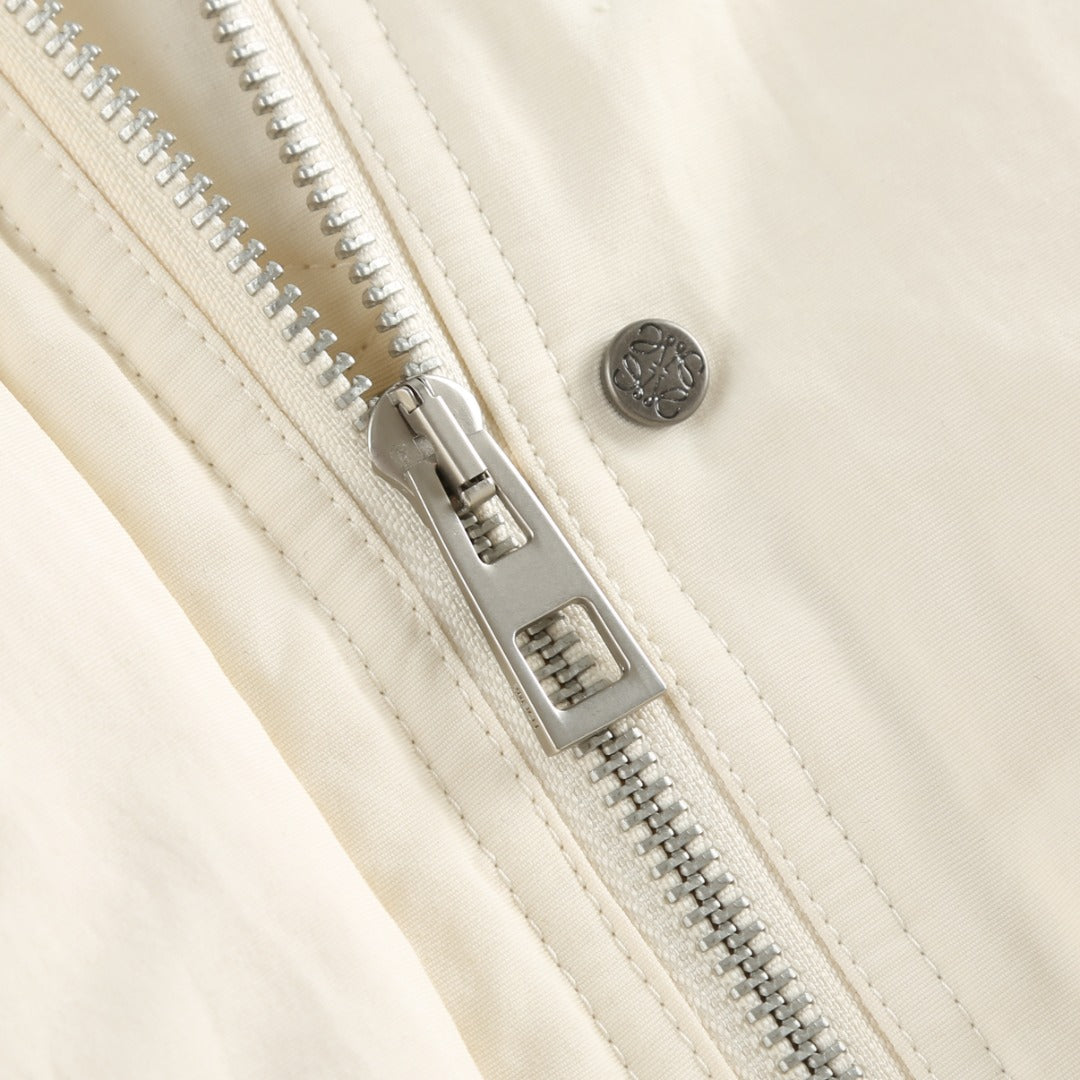 L*0*W Down Vest with Lambswool Collar & Ribbon Accents