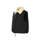 L*0*W Down Vest with Lambswool Collar & Ribbon Accents