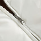 High-Waisted Stand-Collar Down Jacket