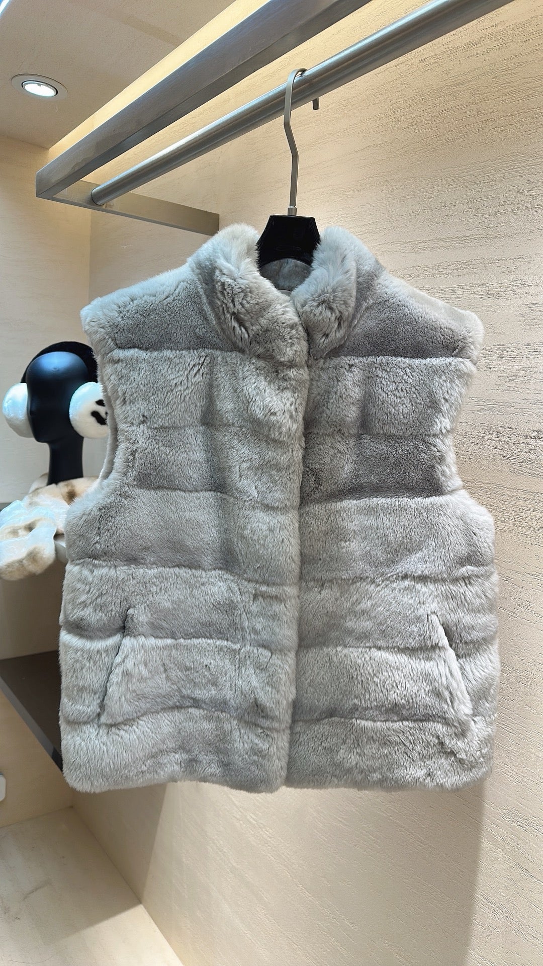 Natural Rabbit Fur Vest