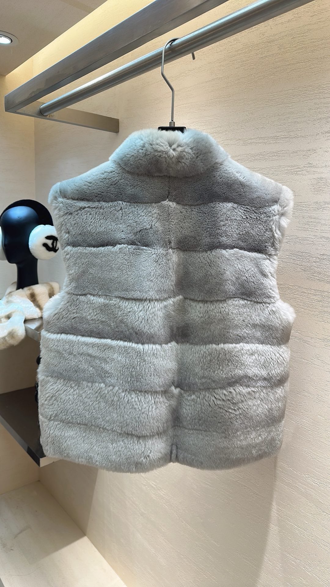 Natural Rabbit Fur Vest