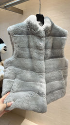 Natural Rabbit Fur Vest