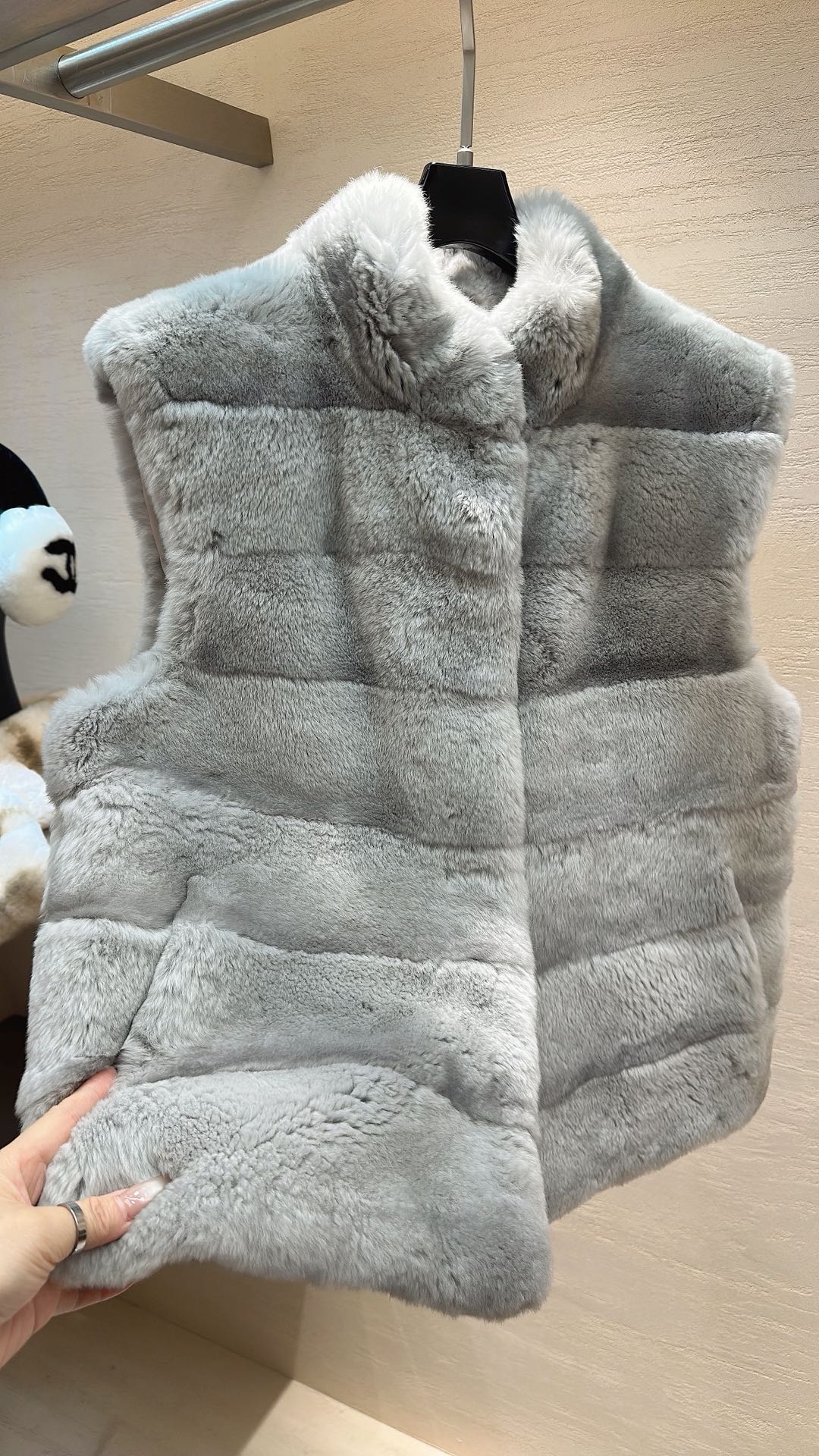 Natural Rabbit Fur Vest