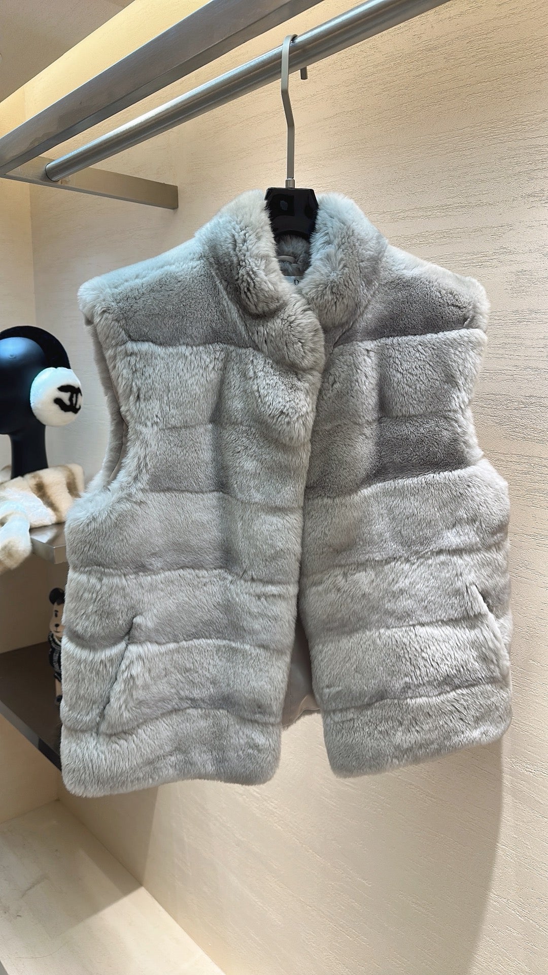 Natural Rabbit Fur Vest