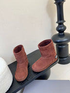 High-Top Snow Boots with Strap Detail