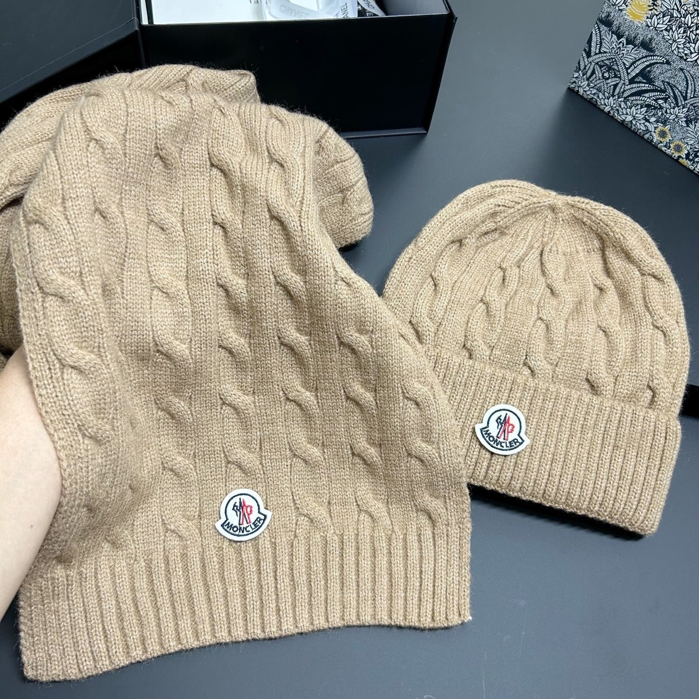 Knit Scarf & Hat Set