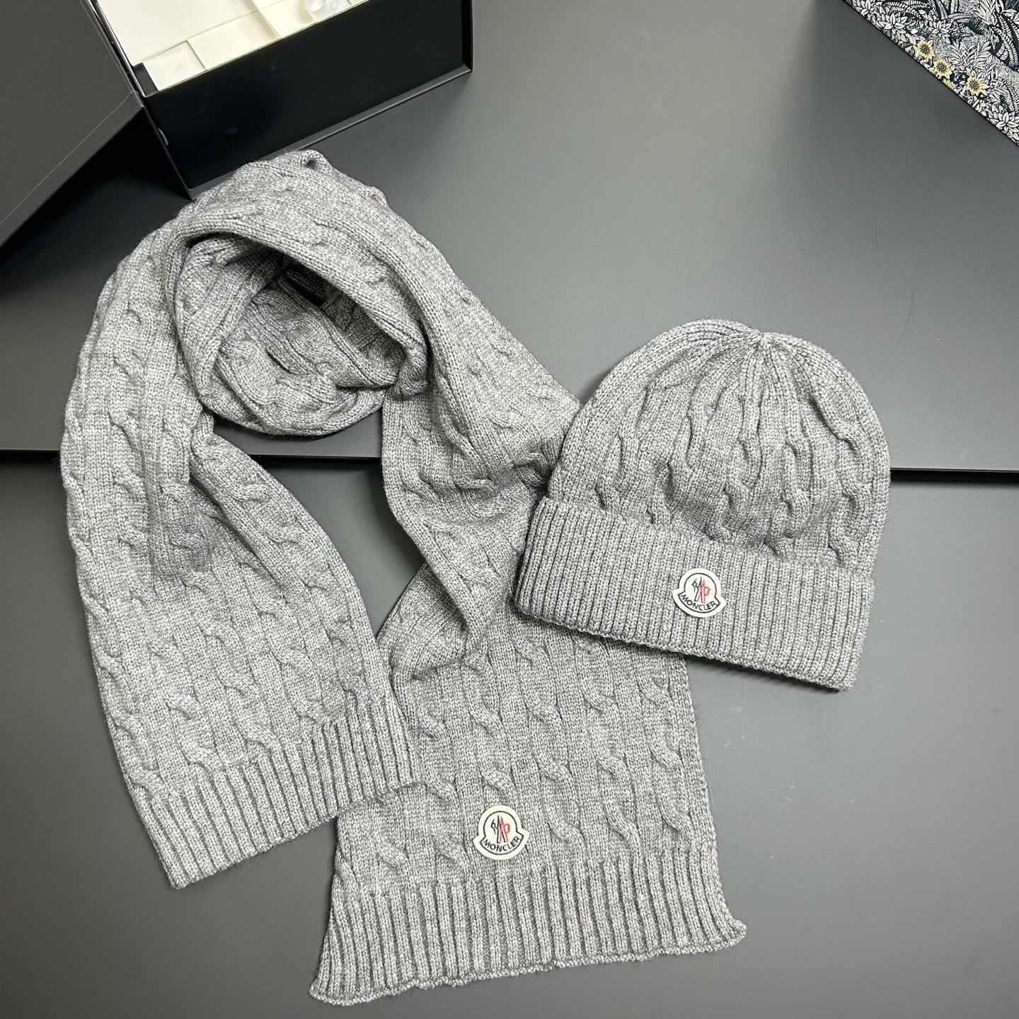 Knit Scarf & Hat Set