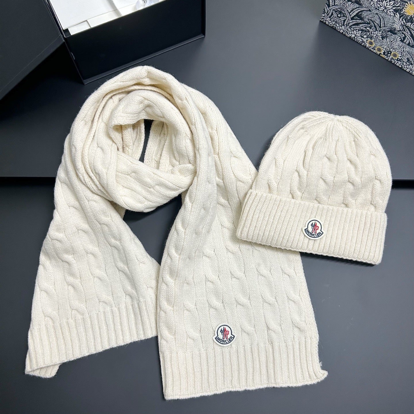 Knit Scarf & Hat Set