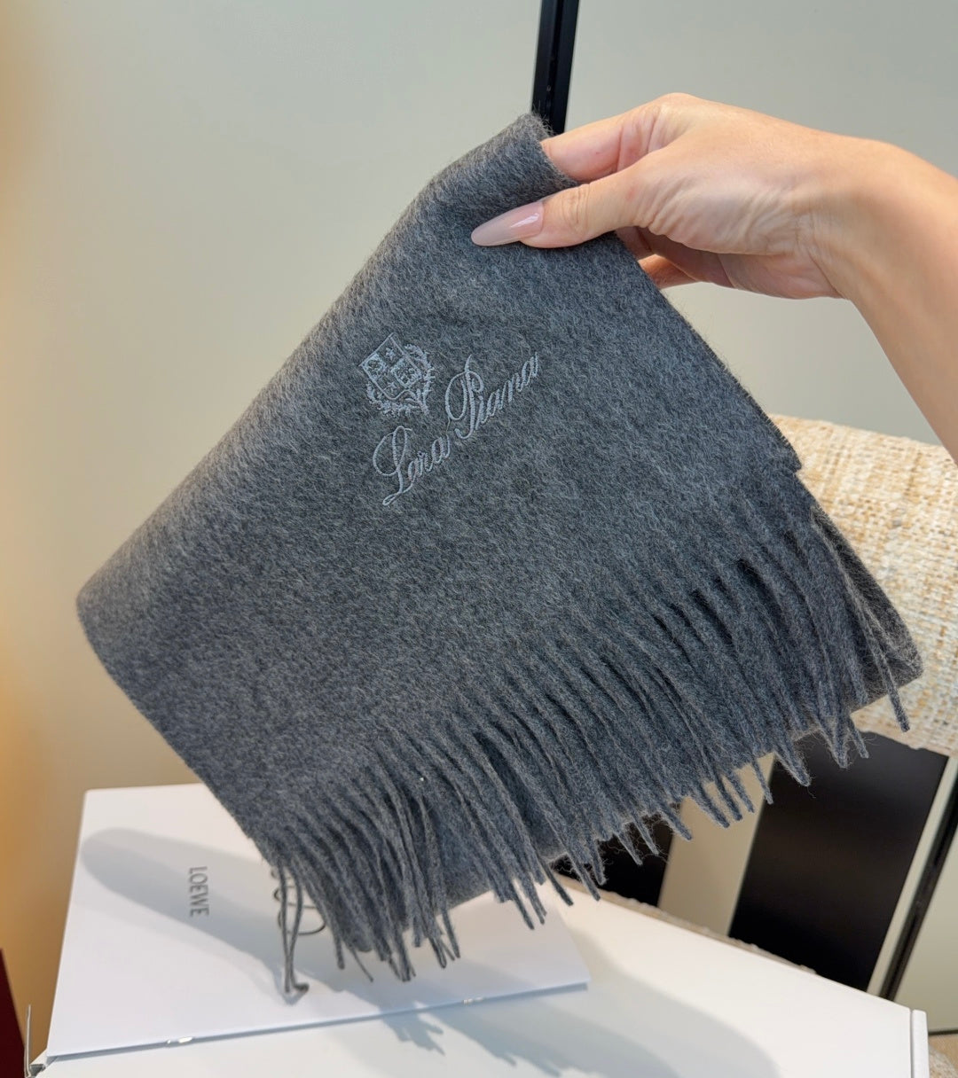 Cashmere Plaid Scarf