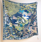 ew Luxury Double-Sided Cashmere & Silk Square Scarf — 135 × 135 cm