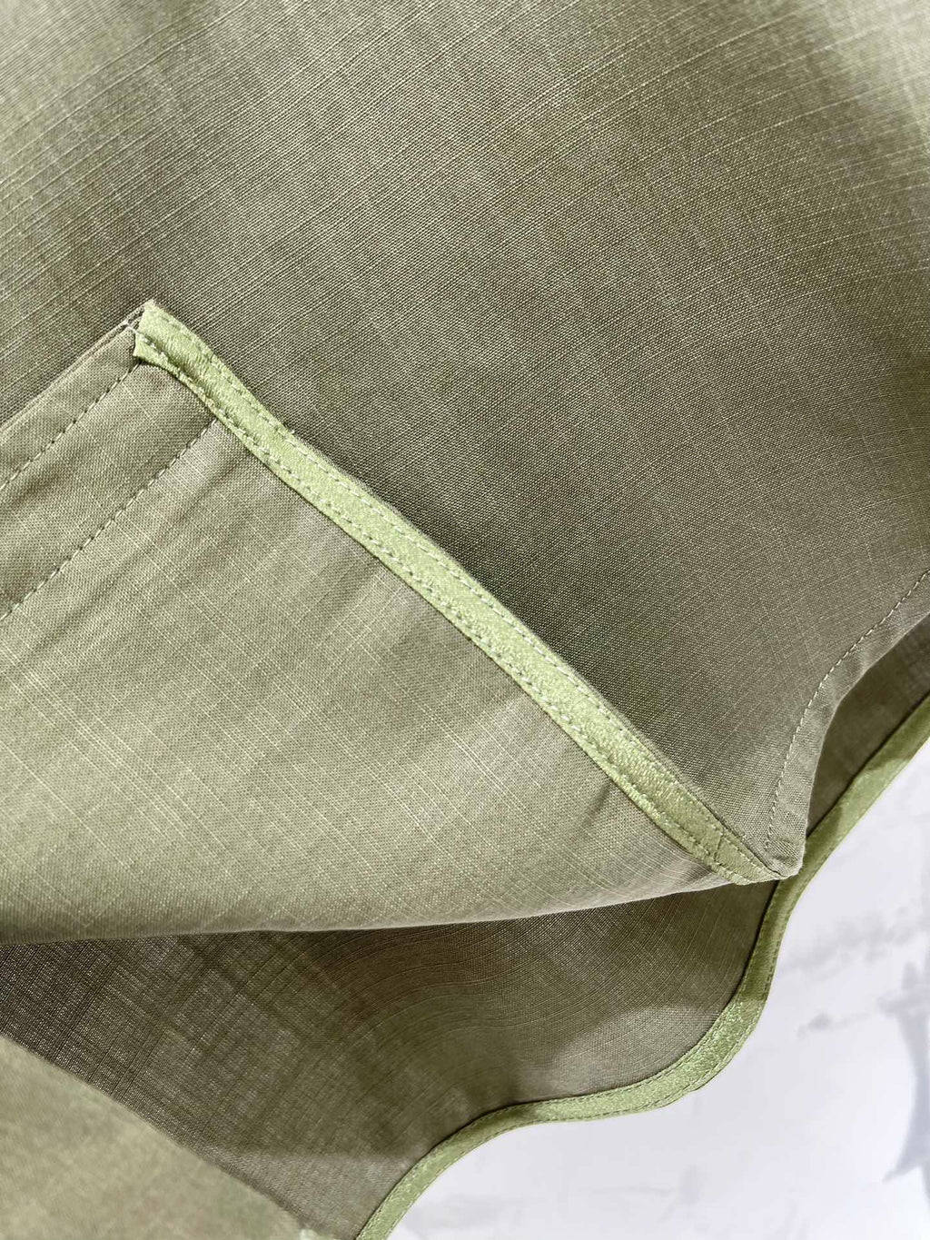 Elegant Embroidered Collar Pocket Shirt