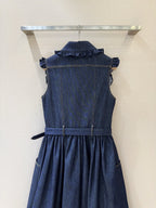 D K 26 Sleeveless Denim Dress