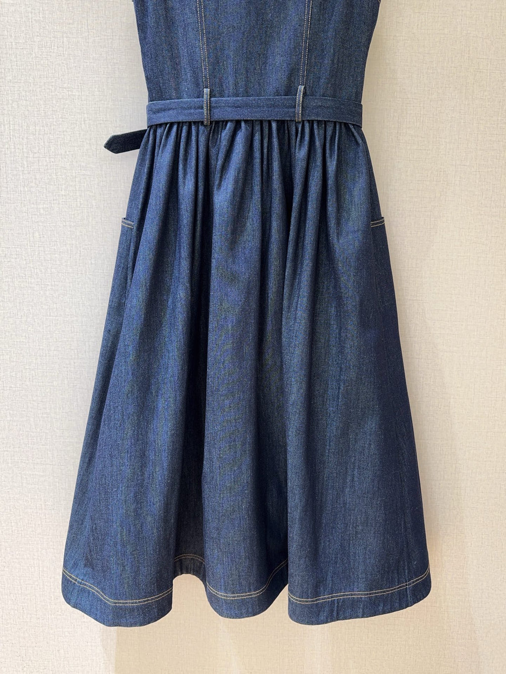 D K 26 Sleeveless Denim Dress
