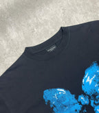 Blue Cracked Butterfly Print T-Shirt – Unisex