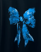 Blue Cracked Butterfly Print T-Shirt – Unisex