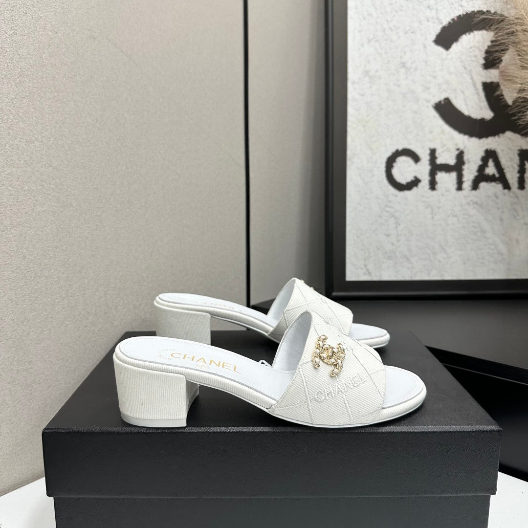 Denim Platform Sandals – Spring/Summer