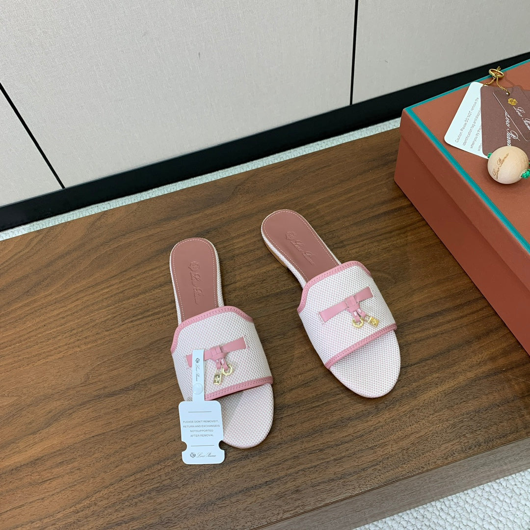 Color-Block Flat Sandals – Premium Edition