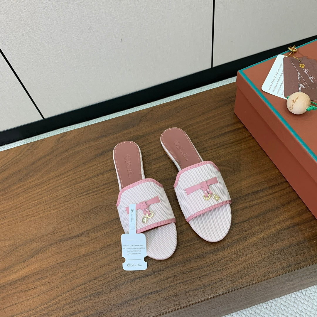 Color-Block Flat Sandals – Premium Edition