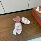 Color-Block Flat Sandals – Premium Edition