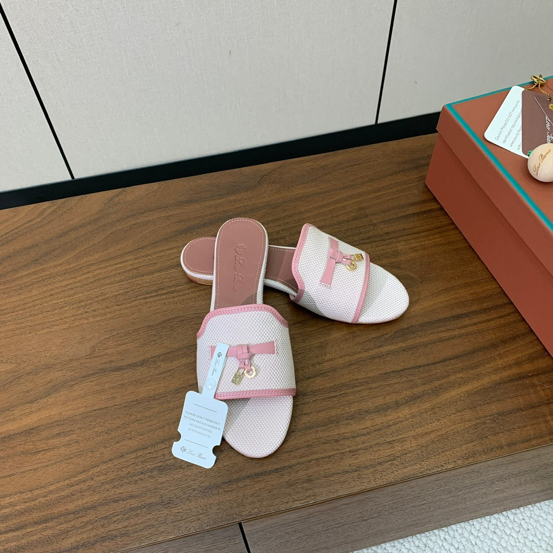 Color-Block Flat Sandals – Premium Edition