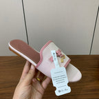 Color-Block Flat Sandals – Premium Edition