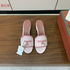 Color-Block Flat Sandals – Premium Edition