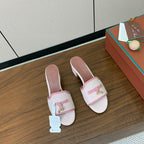 Color-Block Flat Sandals – Premium Edition