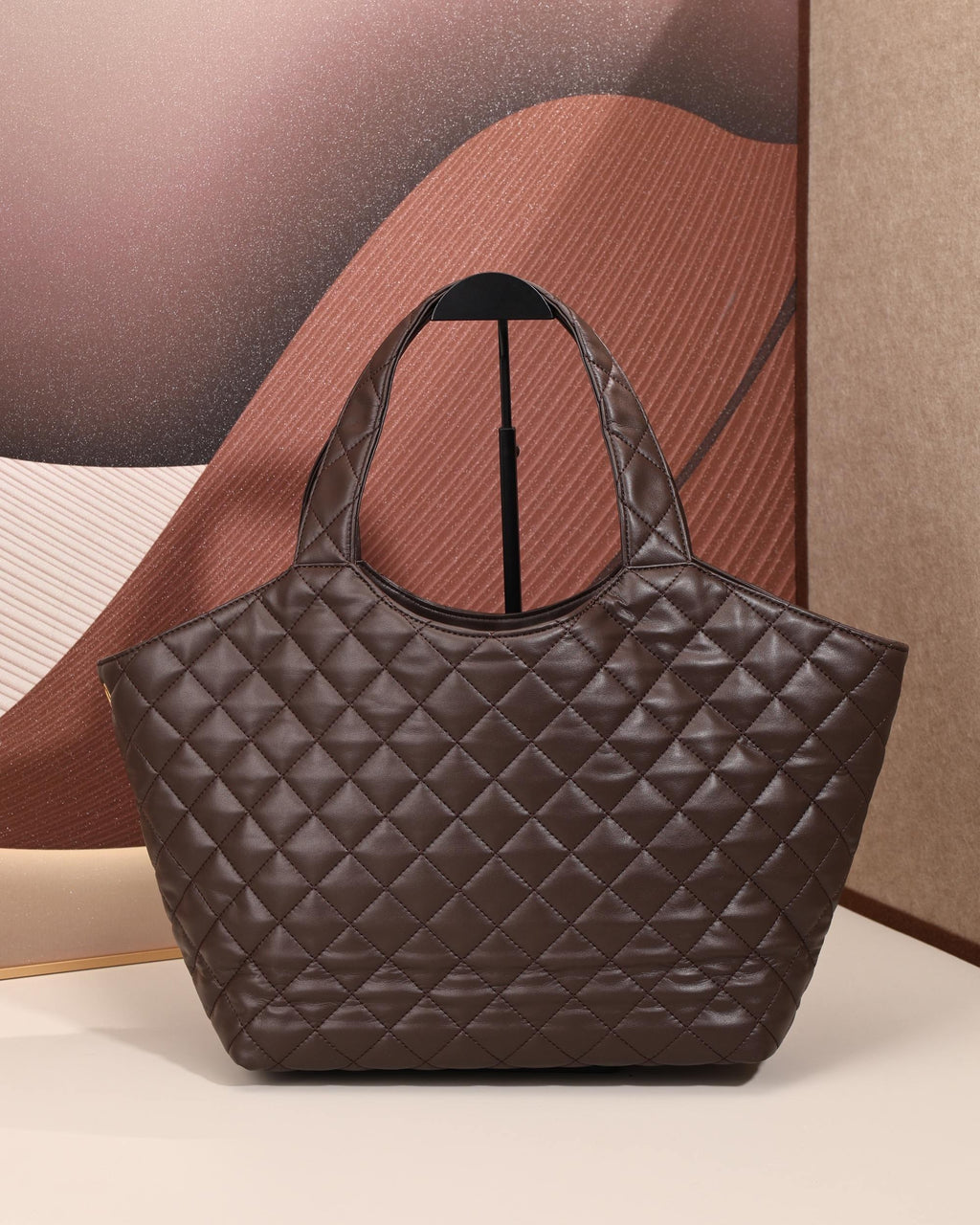 Quilted Lambskin Tote Bag