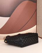Quilted Lambskin Tote Bag