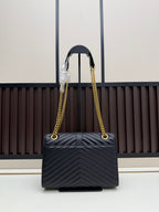 Medium Caviar Leather Chain Bag