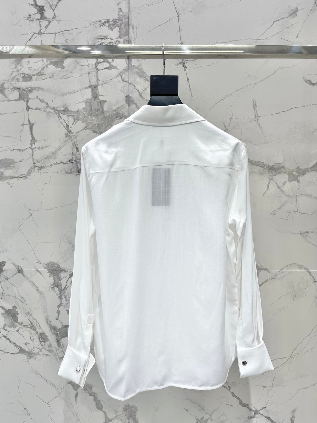 Elegant Embroidered Collar Pocket Shirt