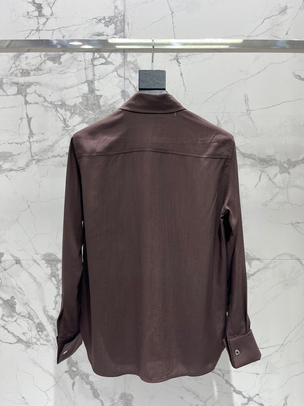 Elegant Embroidered Collar Pocket Shirt