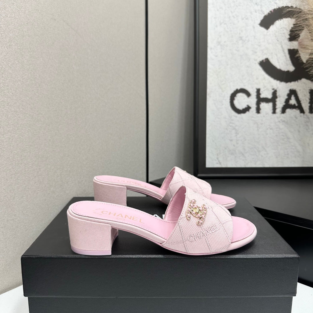 Denim Platform Sandals – Spring/Summer