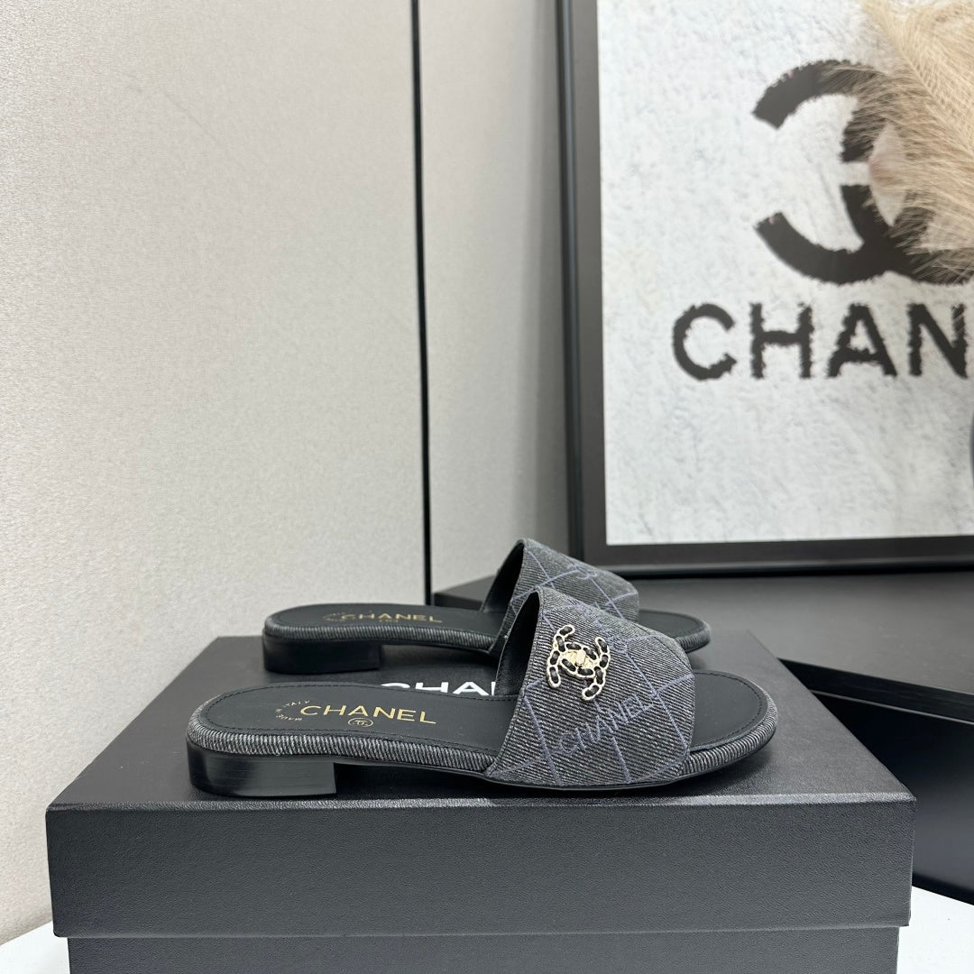 Denim Platform Sandals – Spring/Summer