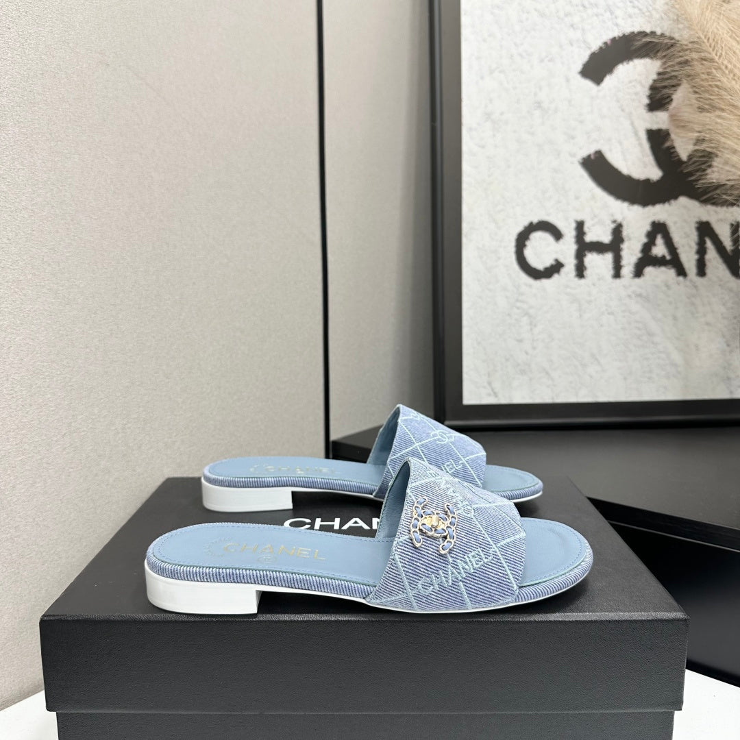 Denim Platform Sandals – Spring/Summer