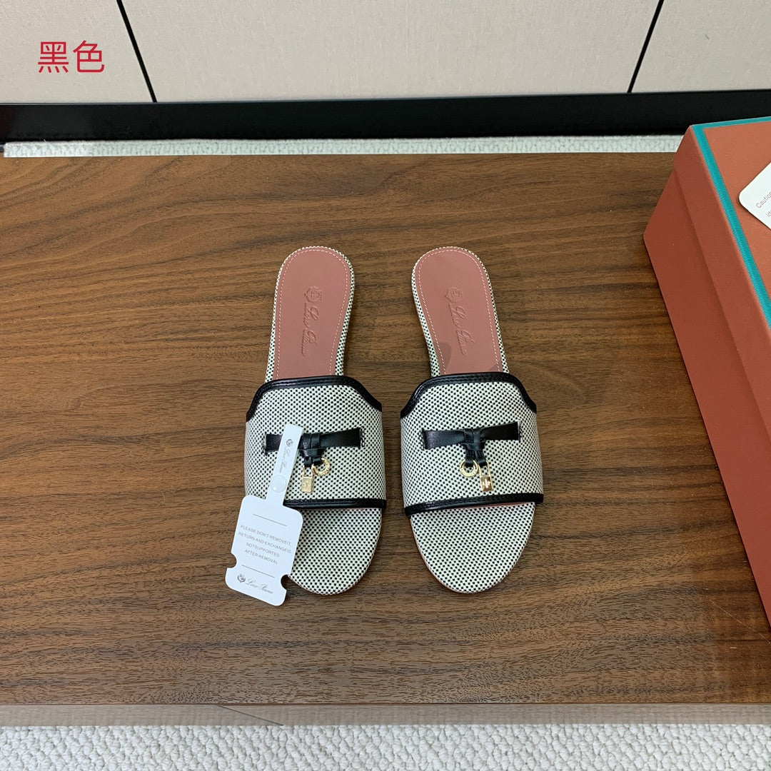 Color-Block Flat Sandals – Premium Edition