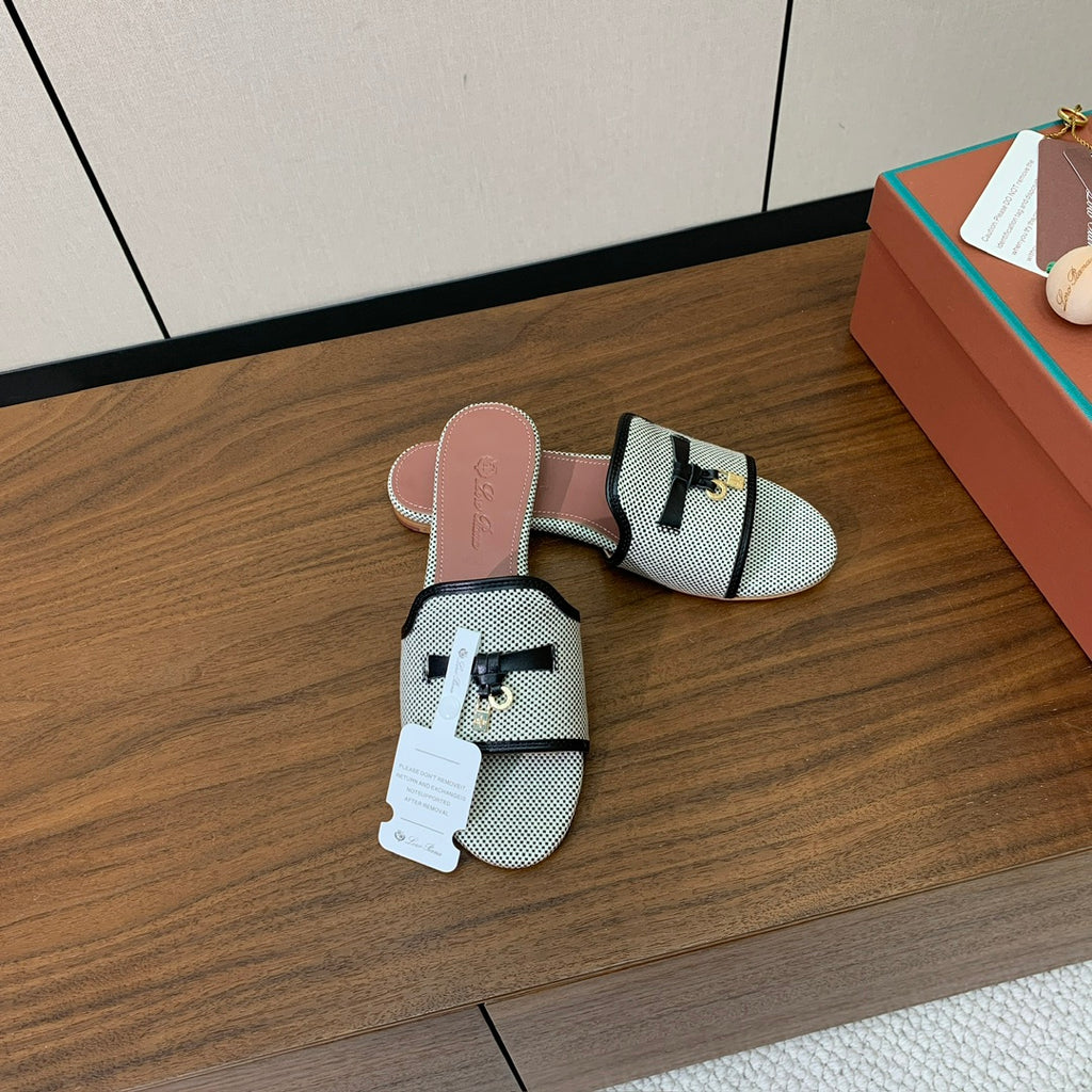 Color-Block Flat Sandals – Premium Edition