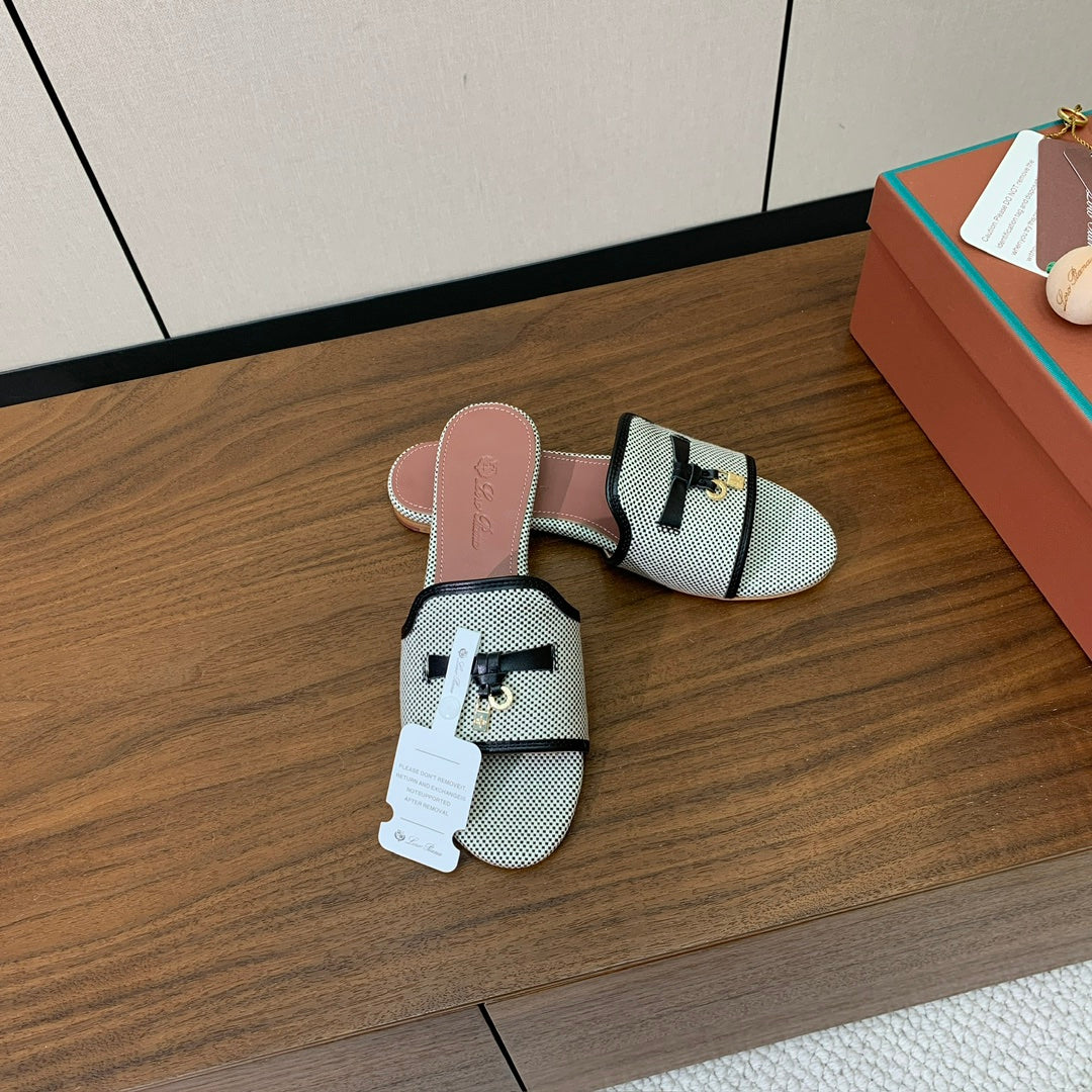 Color-Block Flat Sandals – Premium Edition