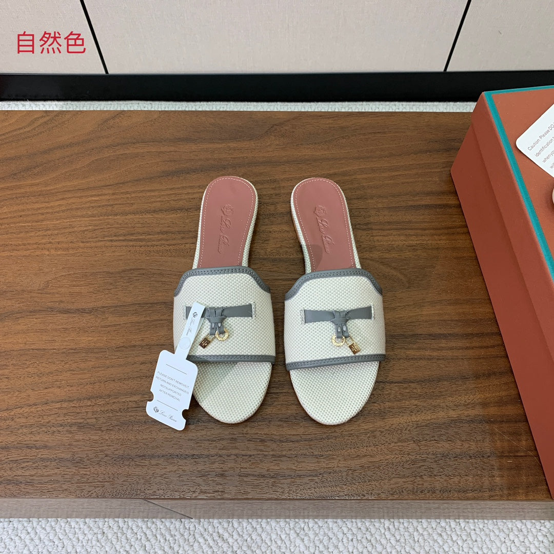 Color-Block Flat Sandals – Premium Edition