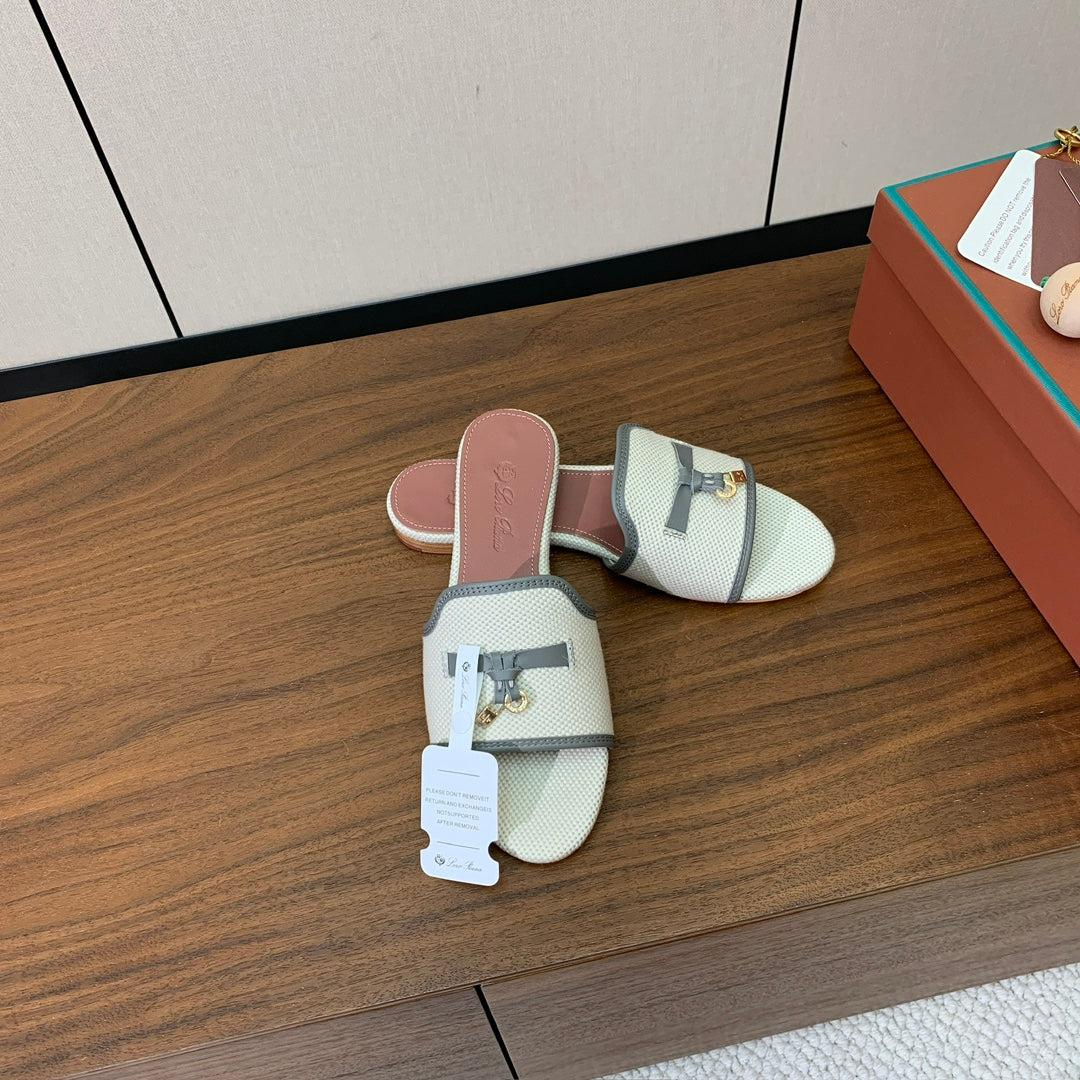 Color-Block Flat Sandals – Premium Edition