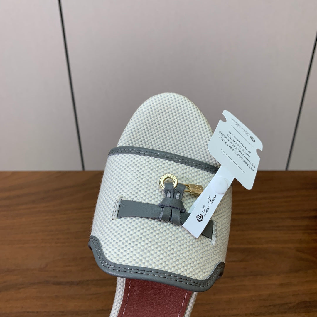 Color-Block Flat Sandals – Premium Edition