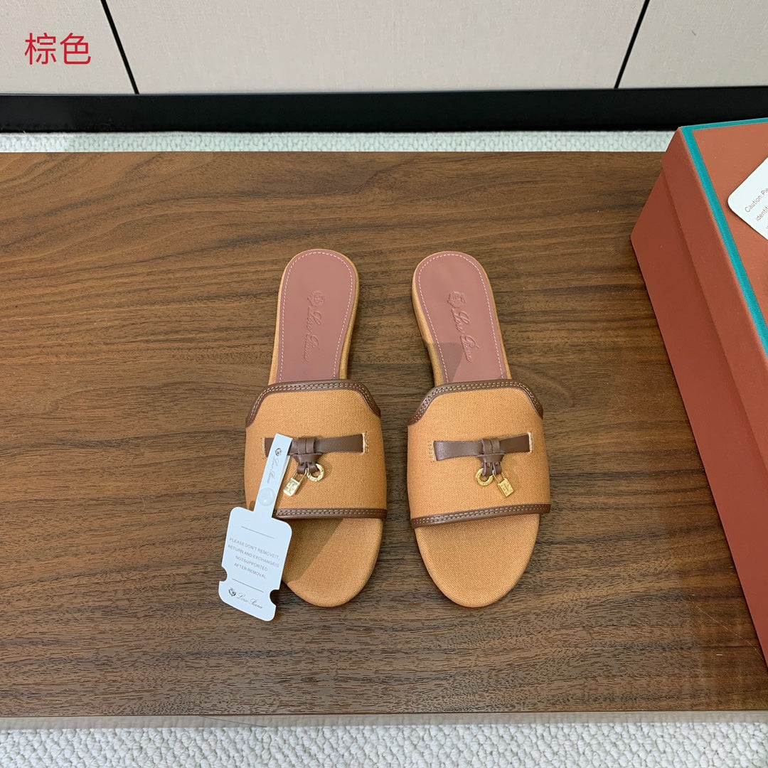 Color-Block Flat Sandals – Premium Edition