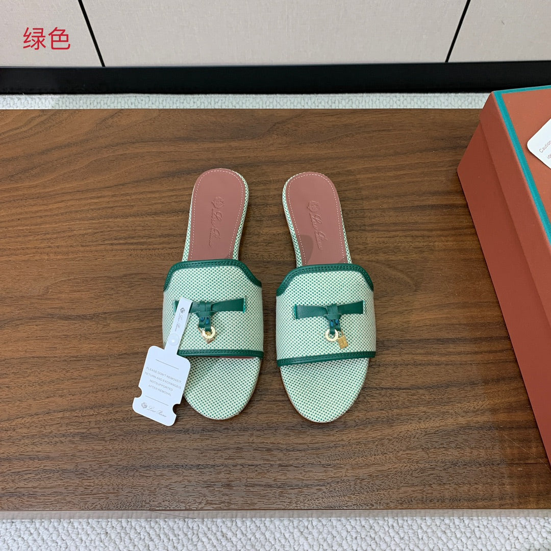 Color-Block Flat Sandals – Premium Edition
