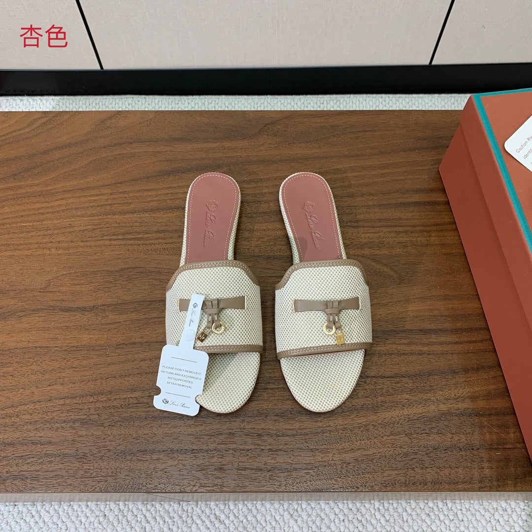 Color-Block Flat Sandals – Premium Edition