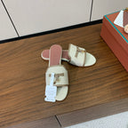 Color-Block Flat Sandals – Premium Edition